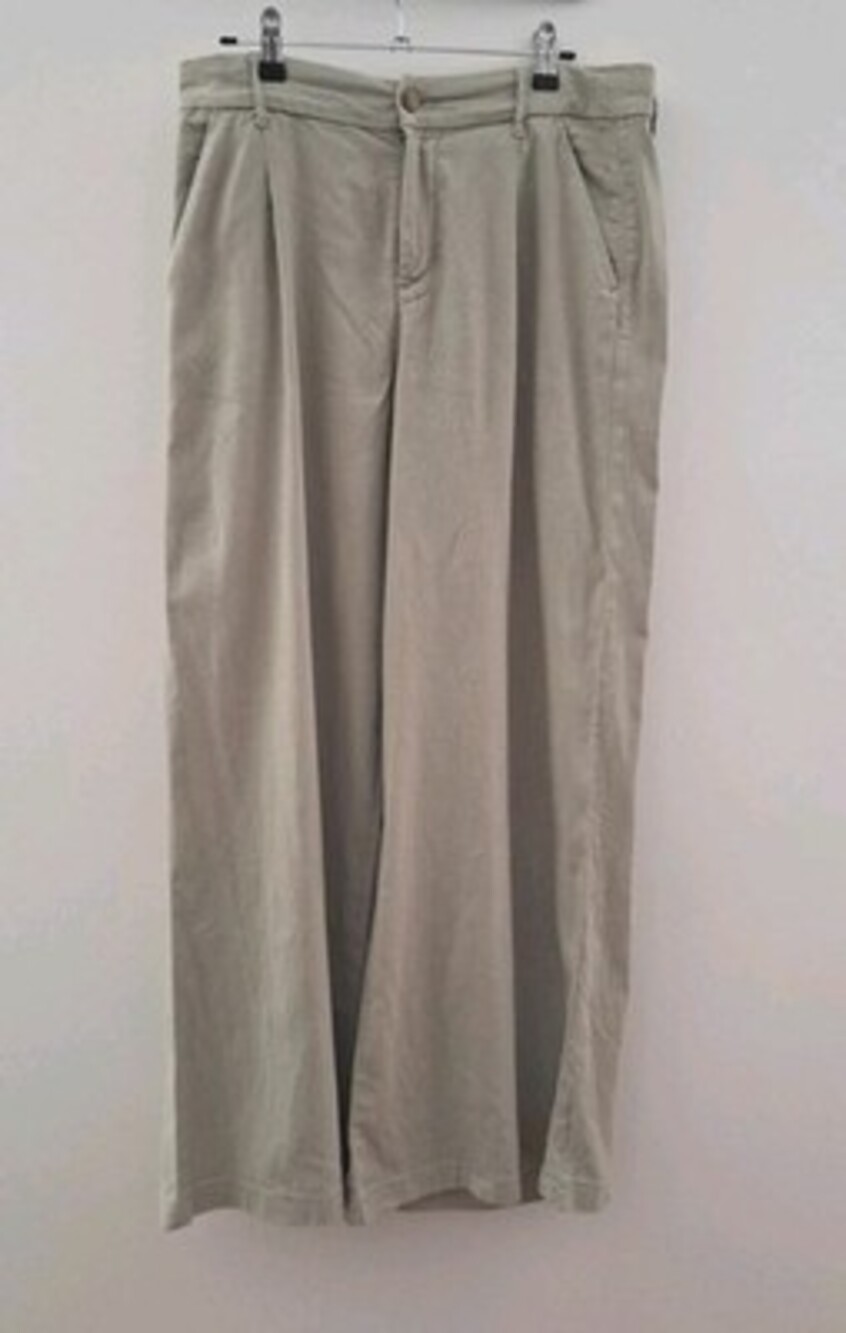 American Eagle Wide-Leg Beige Trousers